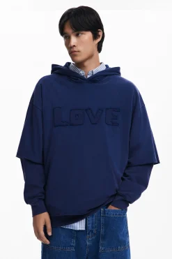 Malhas E Sweatshirts<Desigual Moletom de manga dupla