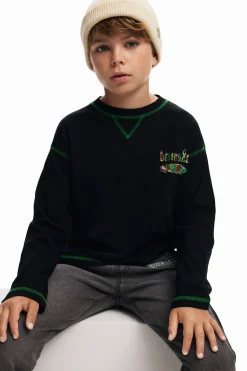 T-shirts E Camisas<Desigual Moletom de skate