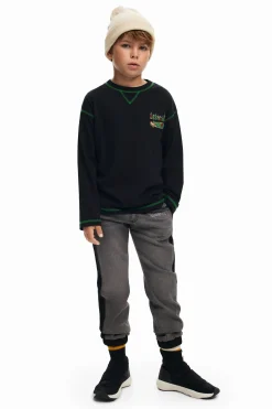 T-shirts E Camisas<Desigual Moletom de skate