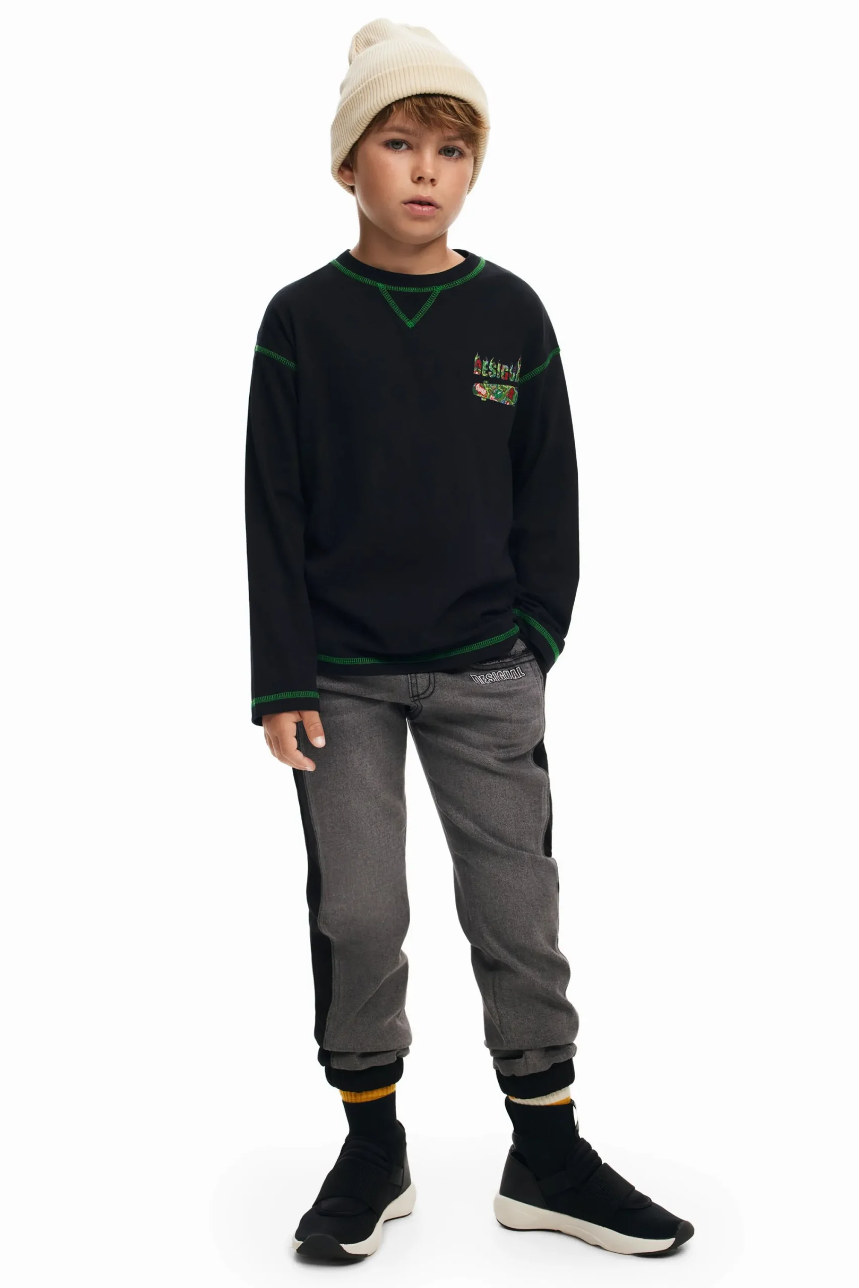 T-shirts E Camisas<Desigual Moletom de skate