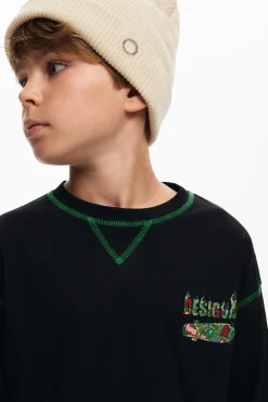 T-shirts E Camisas<Desigual Moletom de skate