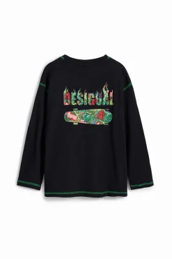 T-shirts E Camisas<Desigual Moletom de skate