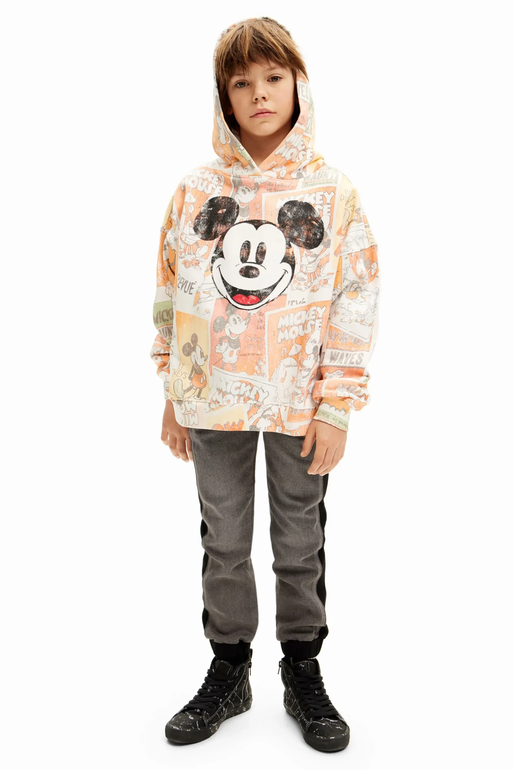 Malhas E Camisolas|Malhas E Sweatshirts<Desigual Moletom do Mickey Mouse