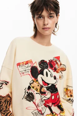 Moletons|Malha<Desigual Moletom do Mickey Mouse