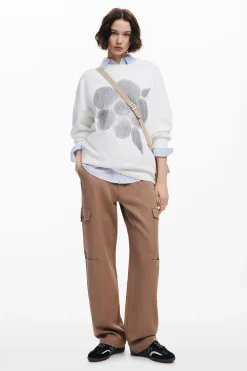 Moletons|Malha<Desigual Moletom estampado com flores