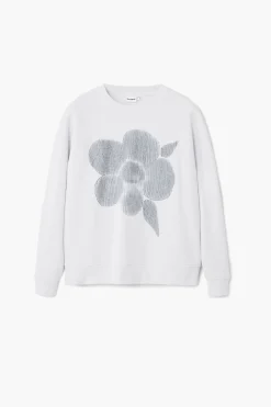 Moletons|Malha<Desigual Moletom estampado com flores