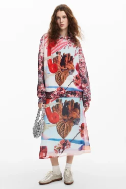 Moletons|Malha<Desigual Moletom estampado M. Christian Lacroix