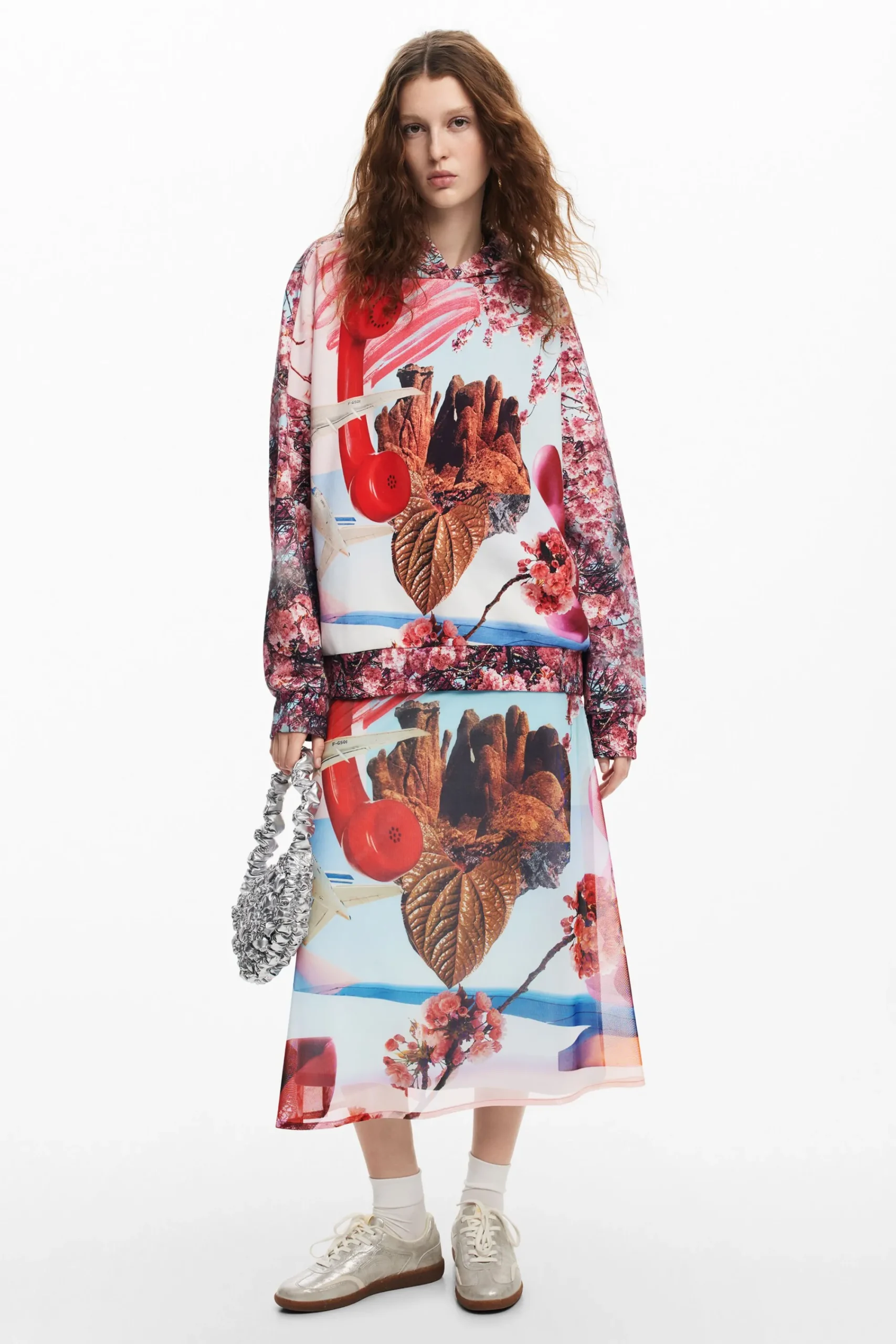 Moletons|Malha<Desigual Moletom estampado M. Christian Lacroix