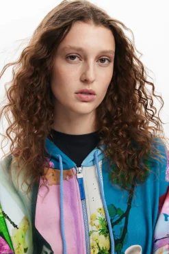Moletons|Malha<Desigual Moletom estampado M. Christian Lacroix