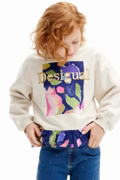 Malhas E Sweatshirts<Desigual Moletom flores