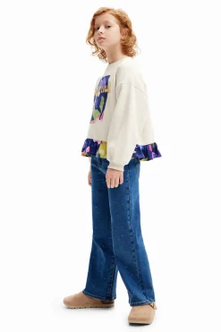 Malhas E Sweatshirts<Desigual Moletom flores