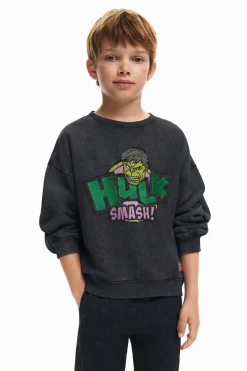 Malhas E Camisolas<Desigual Moletom Hulk