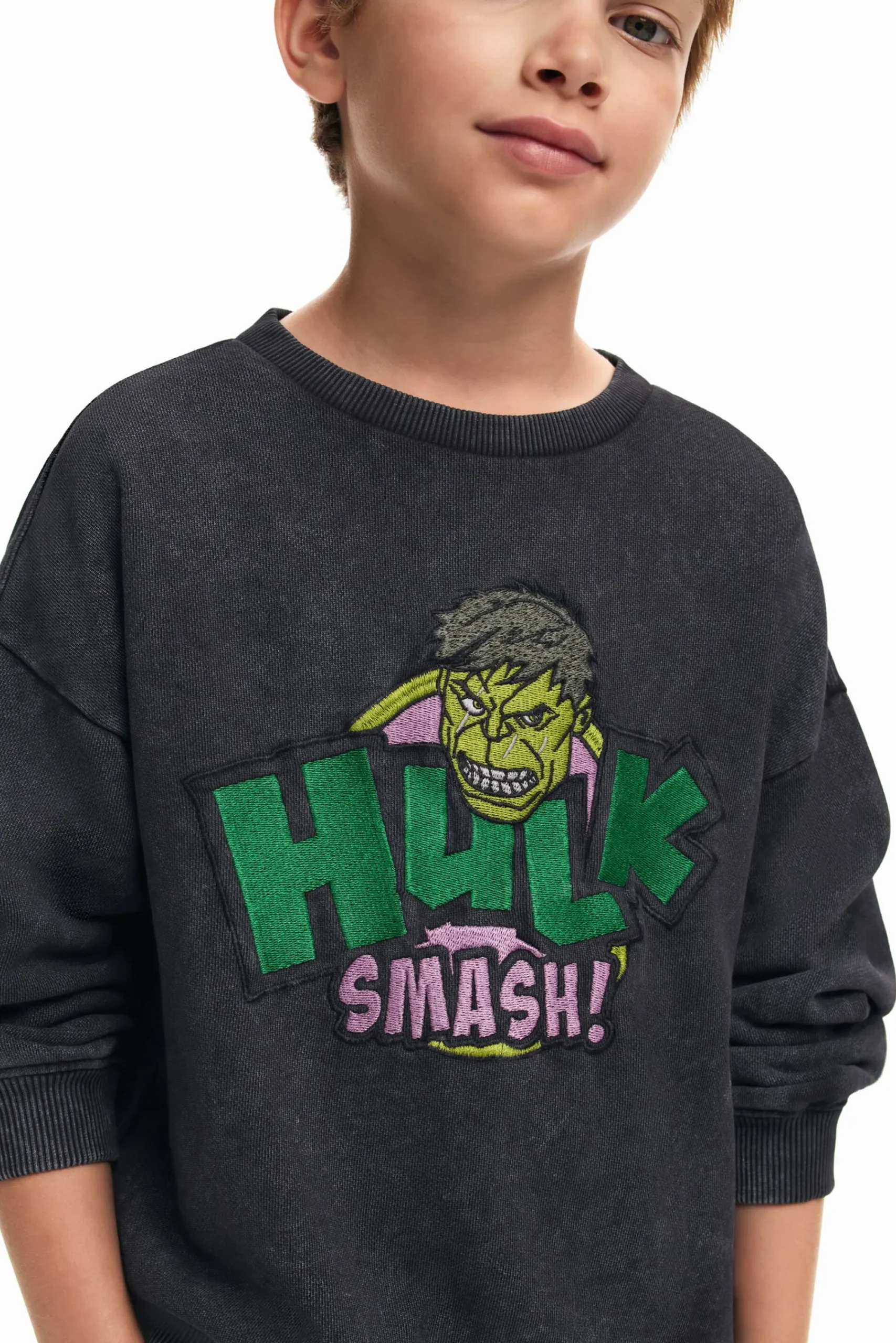 Malhas E Camisolas<Desigual Moletom Hulk