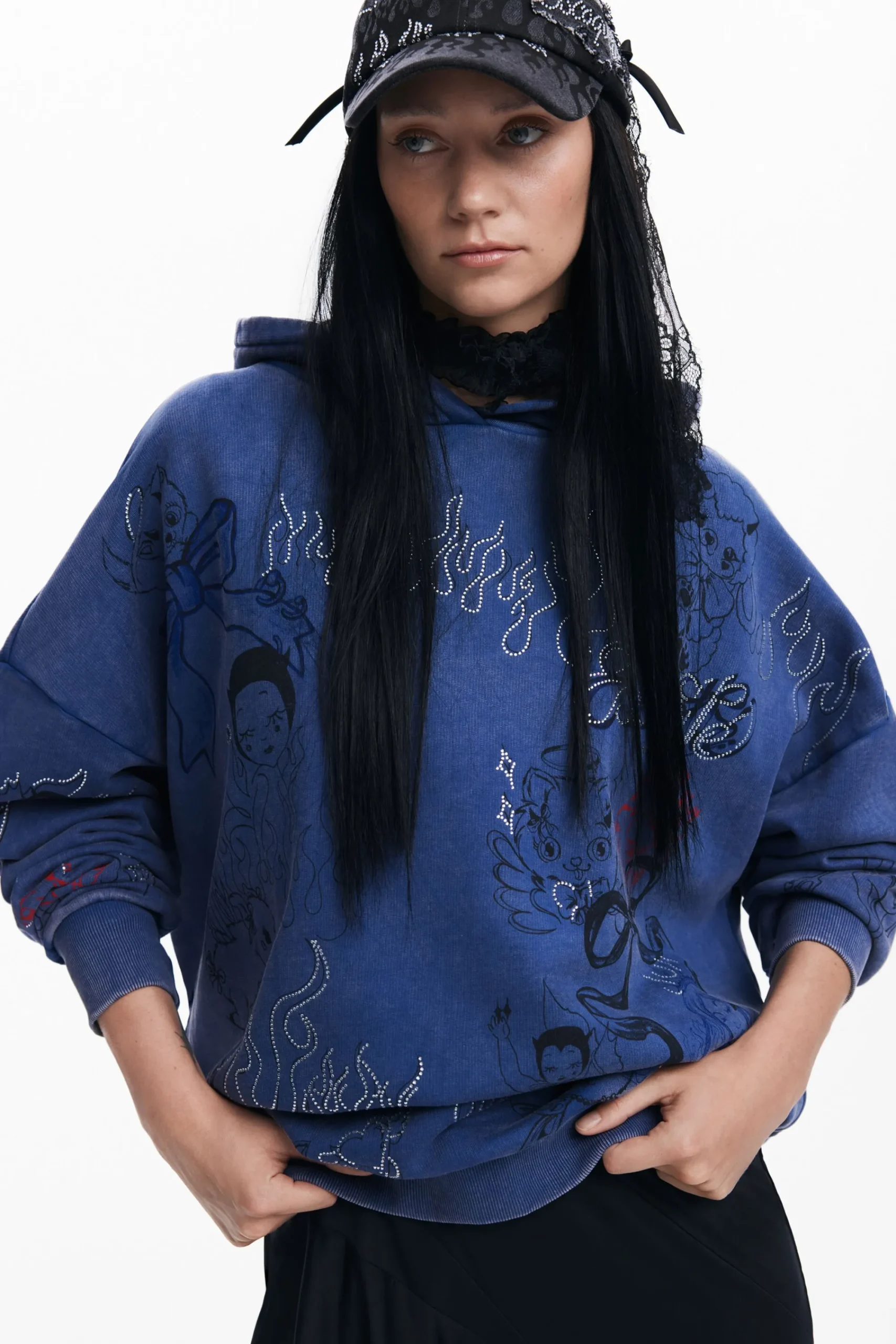 Moletons|Malha<Desigual Moletom María Escoté