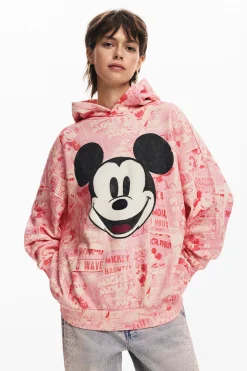 Moletons|Malha<Desigual Moletom Mickey Mouse com cordão