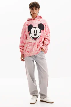 Moletons|Malha<Desigual Moletom Mickey Mouse com cordão