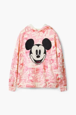 Moletons|Malha<Desigual Moletom Mickey Mouse com cordão