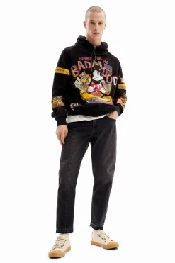 Moletons|Malhas E Sweatshirts<Desigual Moletom Mickey Mouse patchwork