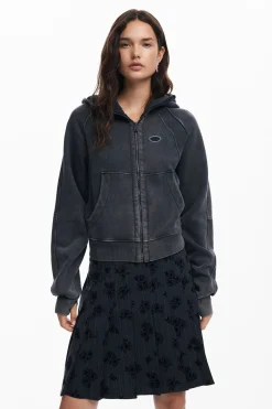 Malha<Desigual Moletom oversized com capuz