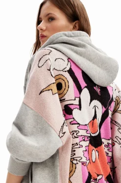 Malha|Moletons<Desigual Moletom oversized jacquard do Mickey Mouse