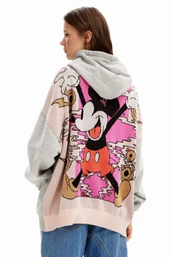 Malha|Moletons<Desigual Moletom oversized jacquard do Mickey Mouse