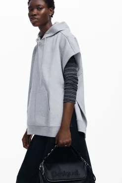 Moletons|Malha<Desigual Moletom poncho liso