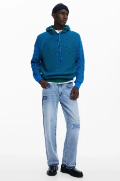 Malhas E Sweatshirts<Desigual Moletom zigzag