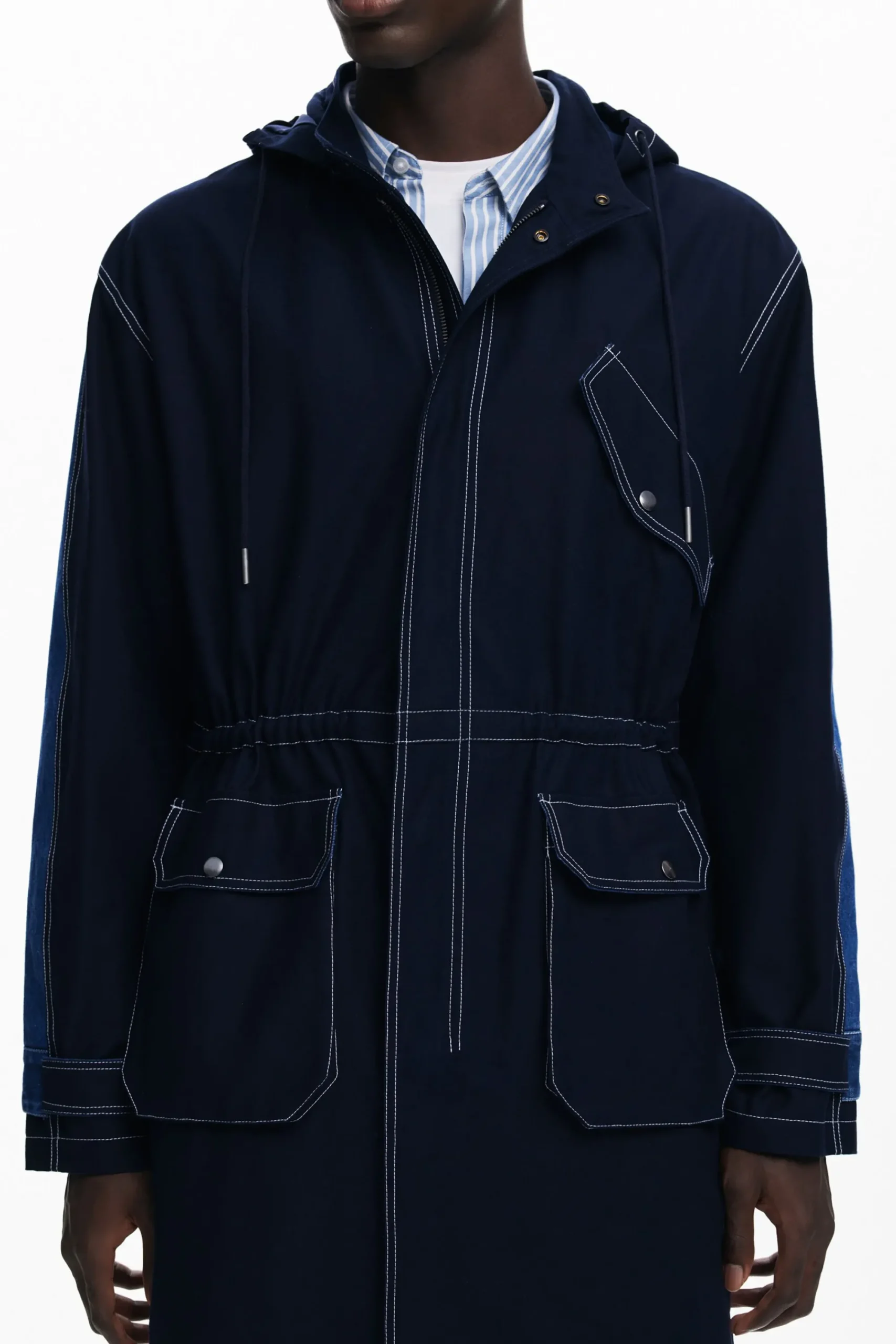 Casacões E Casacos<Desigual Parka de denim