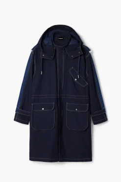 Casacões E Casacos<Desigual Parka de denim