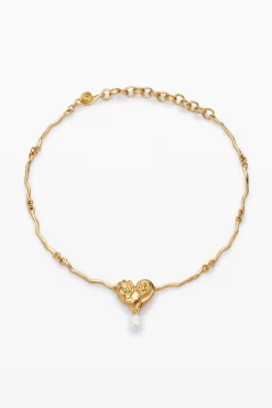 Joalharia<Desigual Pingente de pérola banho de ouro Zalio