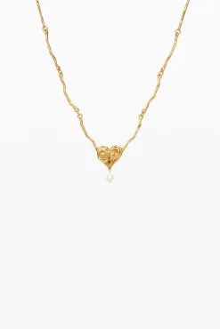 Joalharia<Desigual Pingente de pérola banho de ouro Zalio