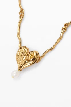 Joalharia<Desigual Pingente de pérola banho de ouro Zalio