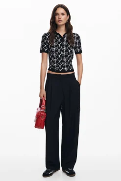 Camisas E Blusas|T-shirts<Desigual Polo de ponto M. Christian Lacroix