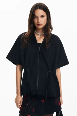 Écharpes E Cachecóis|Ponchos<Desigual Poncho ajustável