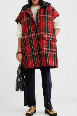 Écharpes E Cachecóis<Desigual Poncho colete tartã