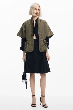 Écharpes E Cachecóis|Ponchos<Desigual Poncho de nylon ajustável
