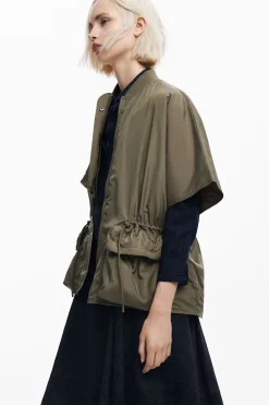 Écharpes E Cachecóis|Ponchos<Desigual Poncho de nylon ajustável