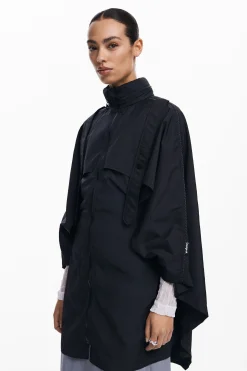 Écharpes E Cachecóis|Ponchos<Desigual Poncho de nylon com bolso