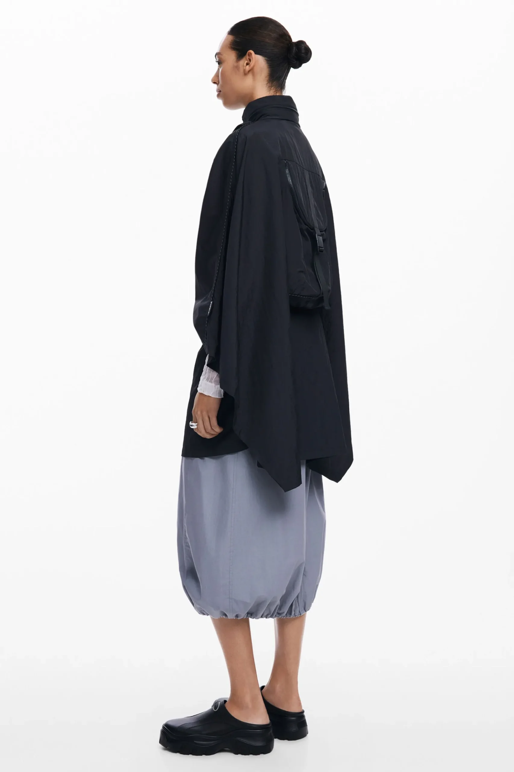 Écharpes E Cachecóis|Ponchos<Desigual Poncho de nylon com bolso
