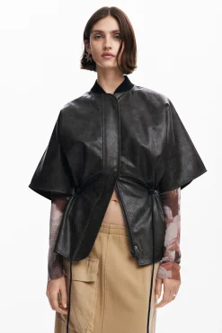 Écharpes E Cachecóis|Ponchos<Desigual Poncho efeito pele