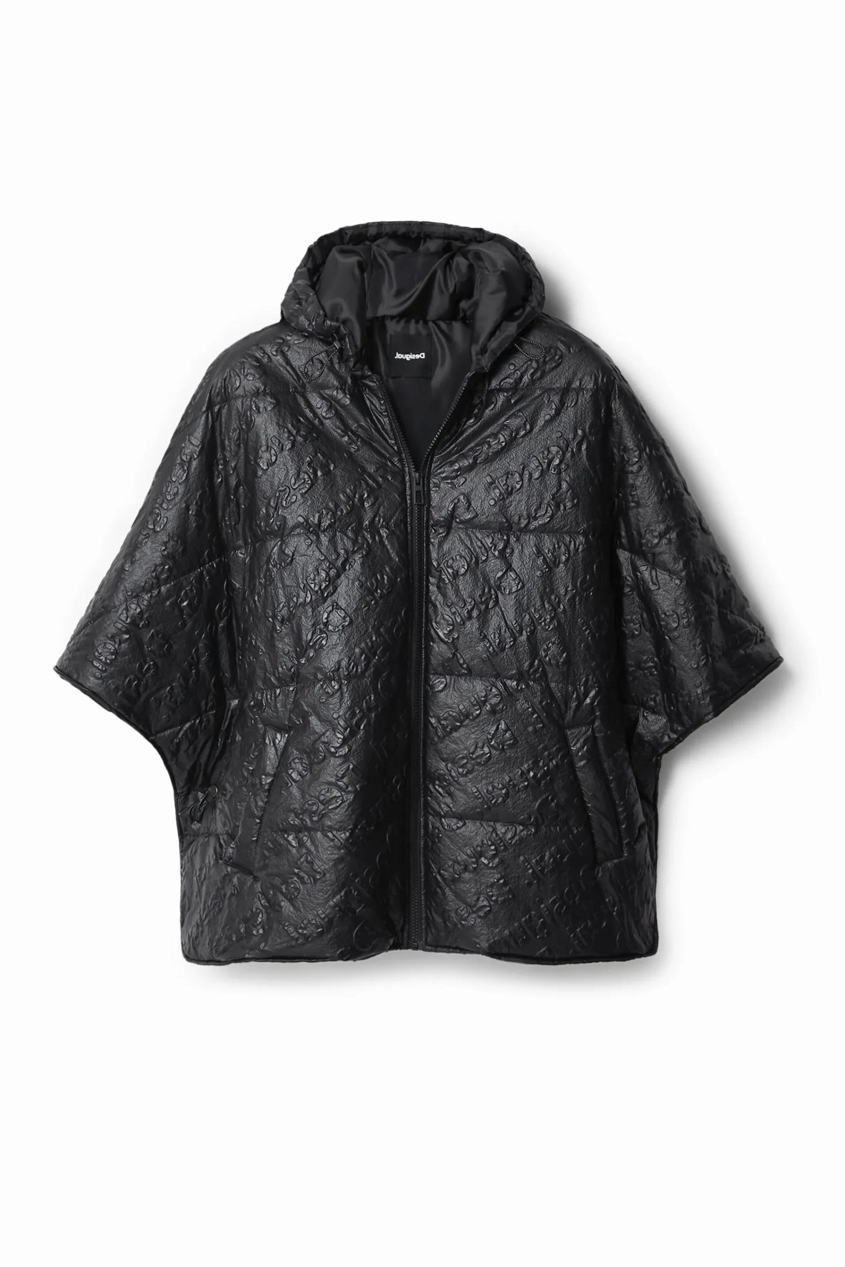 Écharpes E Cachecóis|Ponchos<Desigual Poncho padded logótipos