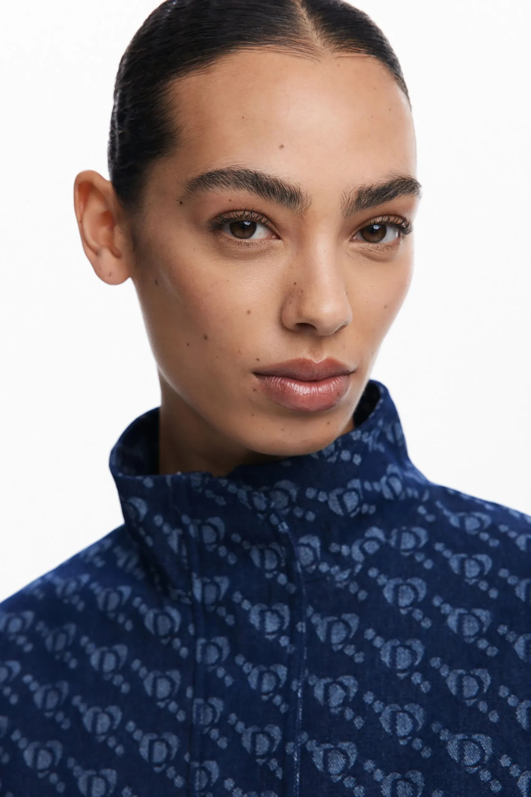 Écharpes E Cachecóis|Casacões E Casacos<Desigual Poncho padrão geométrico