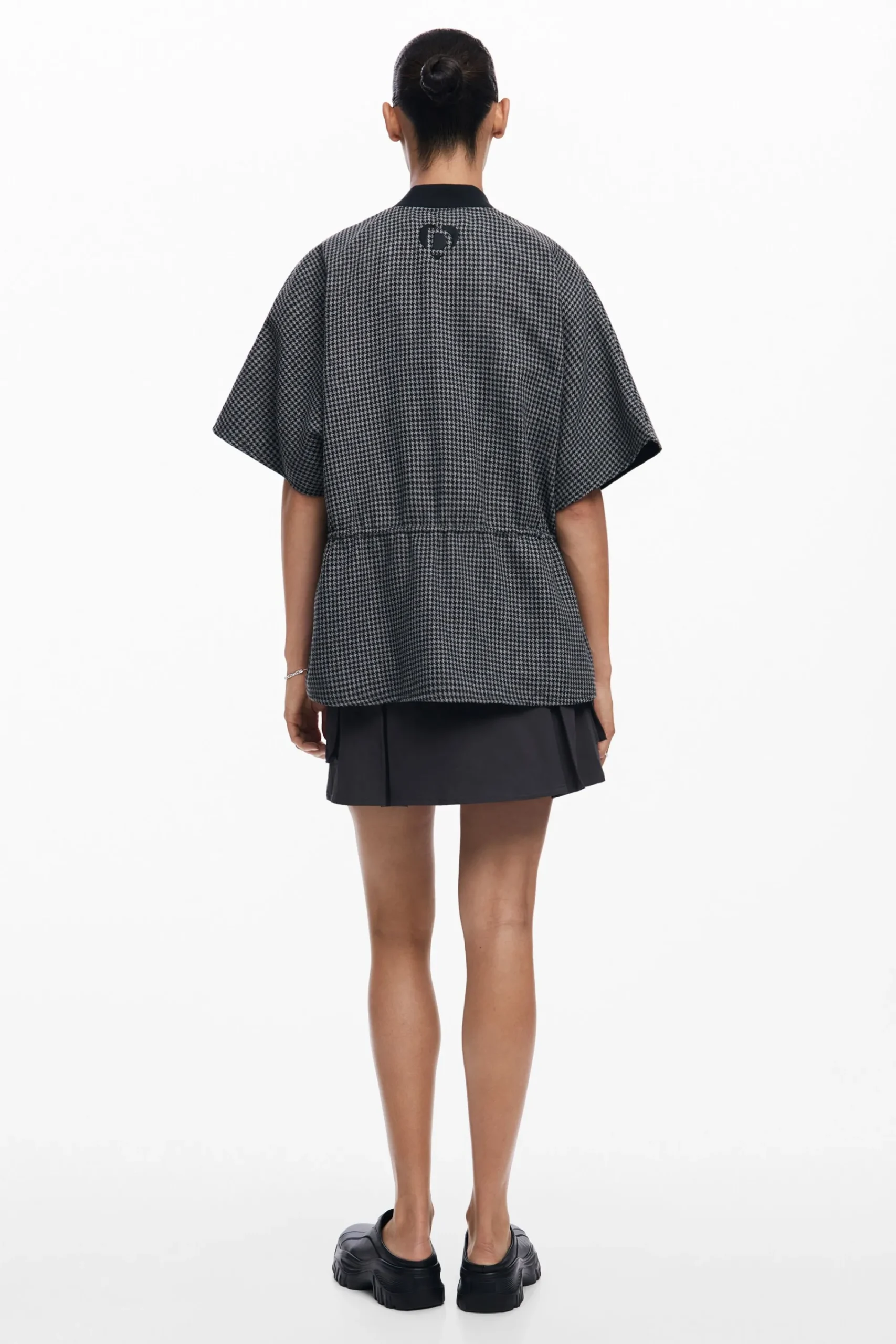 Écharpes E Cachecóis|Ponchos<Desigual Poncho pied de poule