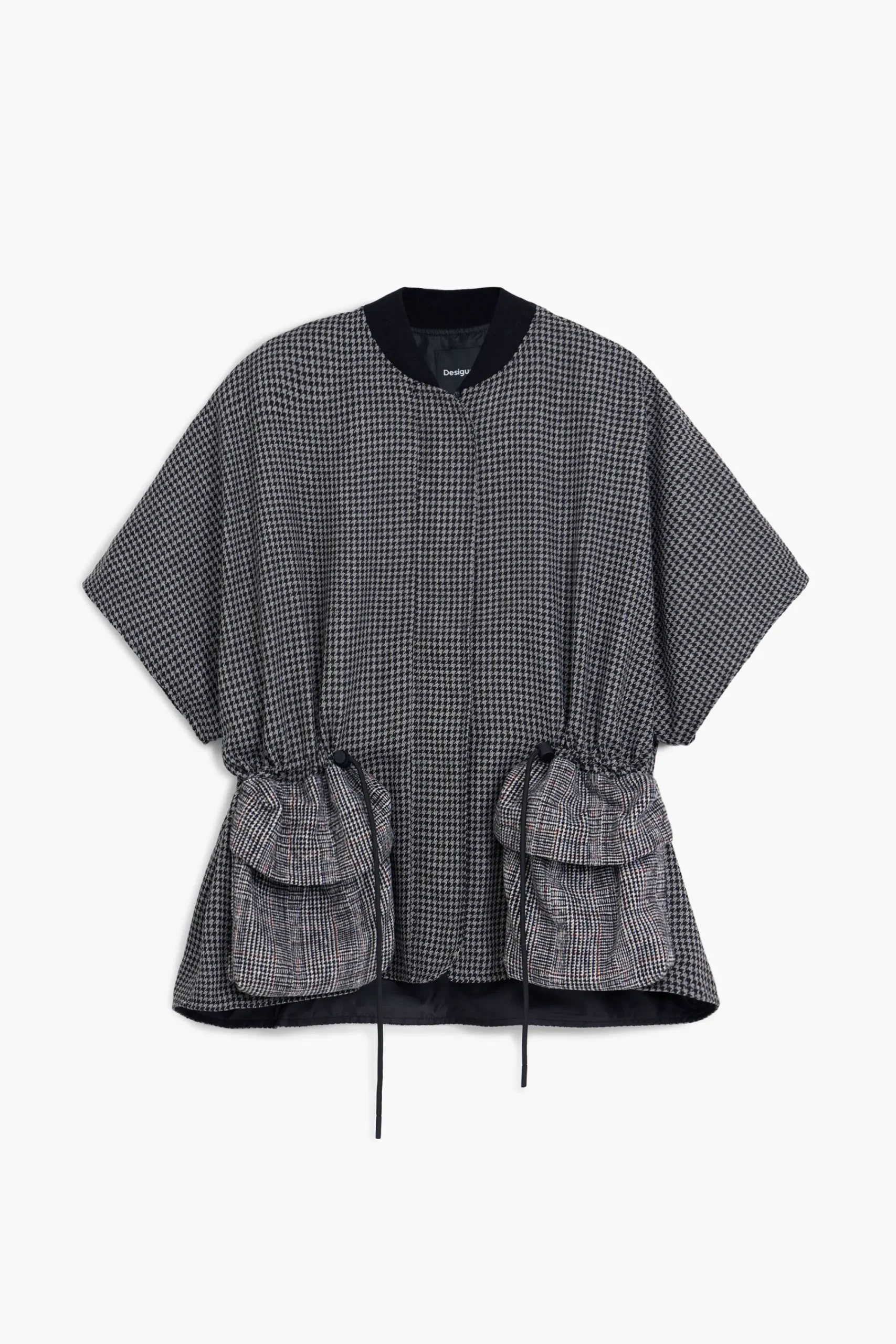 Écharpes E Cachecóis|Ponchos<Desigual Poncho pied de poule