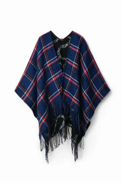 Écharpes E Cachecóis|Ponchos<Desigual Poncho reversível xadrez