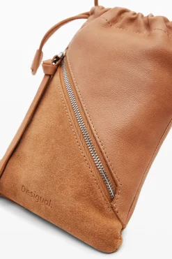 Bolsas De Couro|Carteiras<Desigual Porta-telemóvel/porta-moedas pele