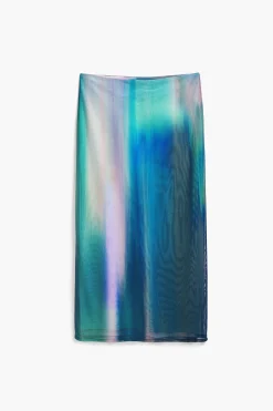 Saias E Shorts<Desigual Saia de tule efeito difuminado