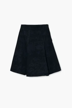 Saias E Shorts<Desigual Saia estampada com frases M. Christian Lacroix