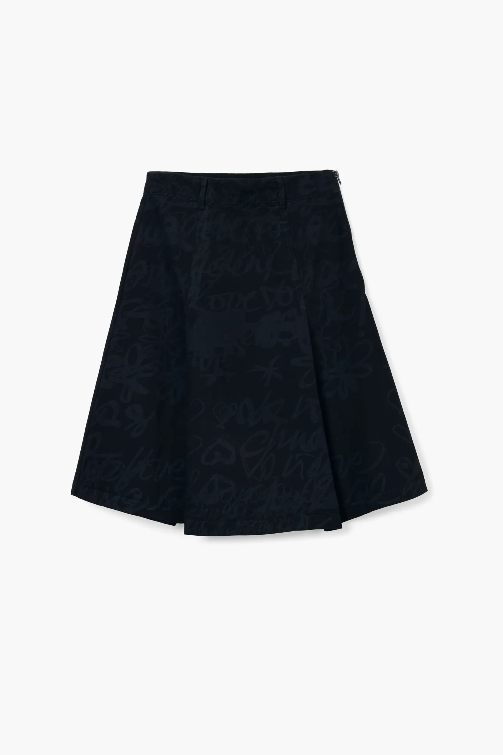 Saias E Shorts<Desigual Saia estampada com frases M. Christian Lacroix