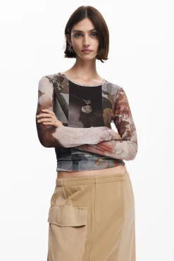 Saias E Shorts<Desigual Saia longa cargo ponto